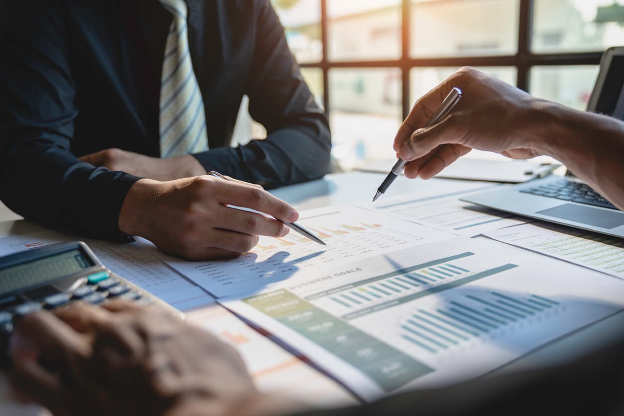 Photo or depiction of a banking & finance business