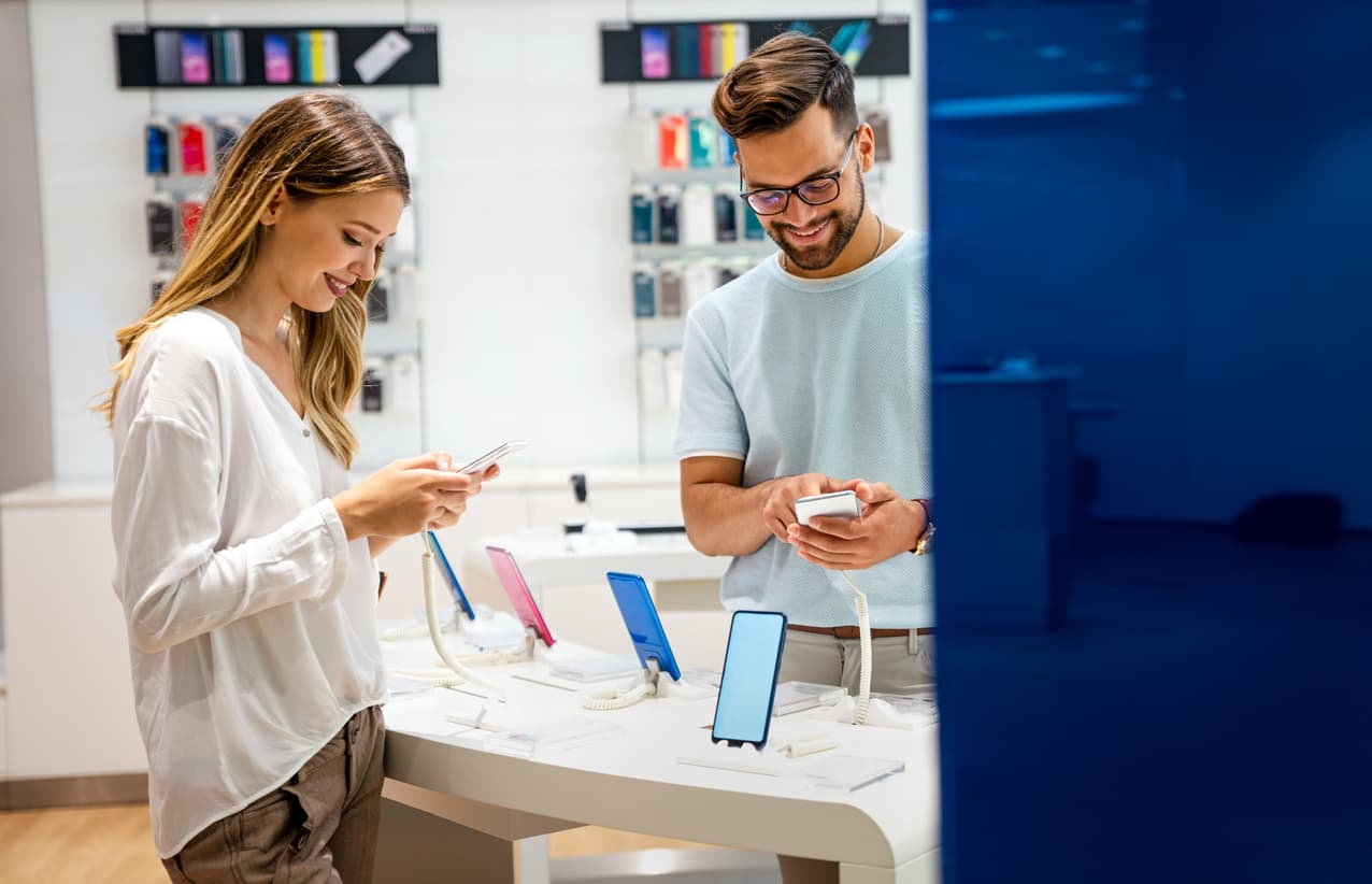 Photo or depiction of a communication business