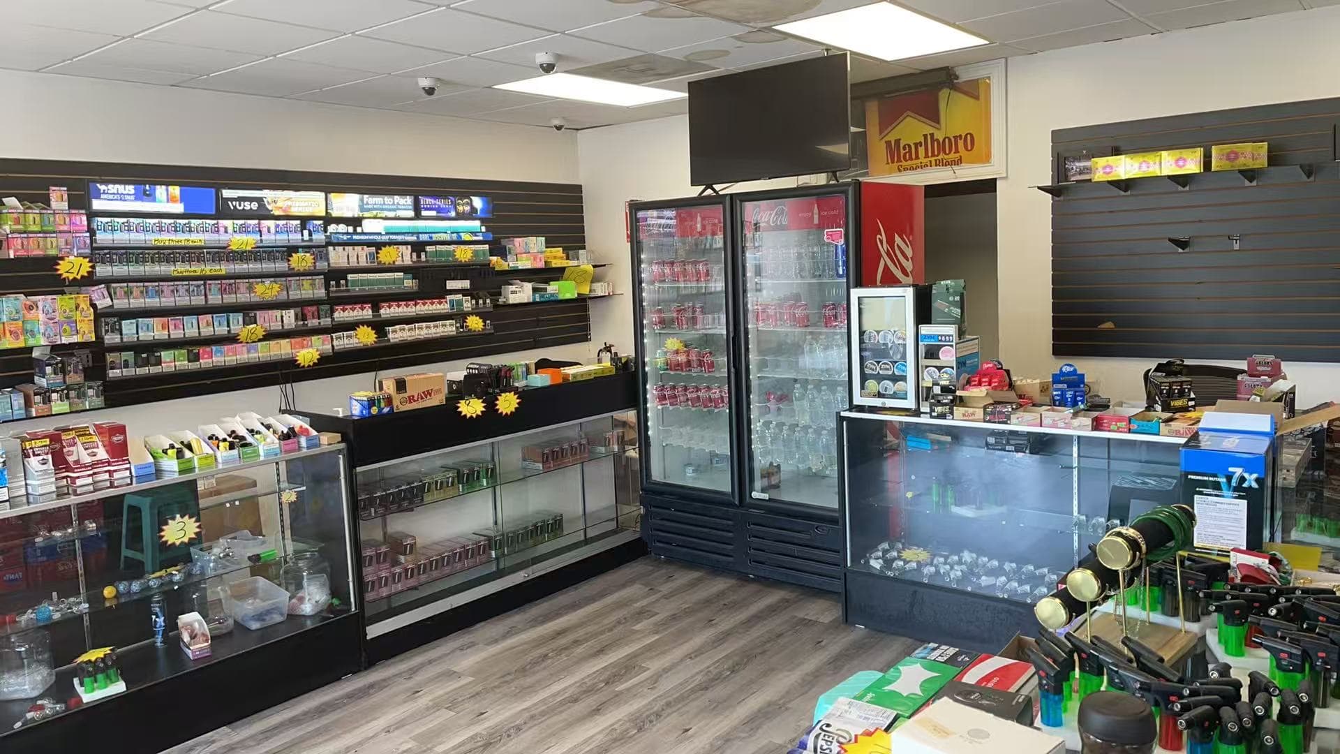 Photo or depiction of a retail business
