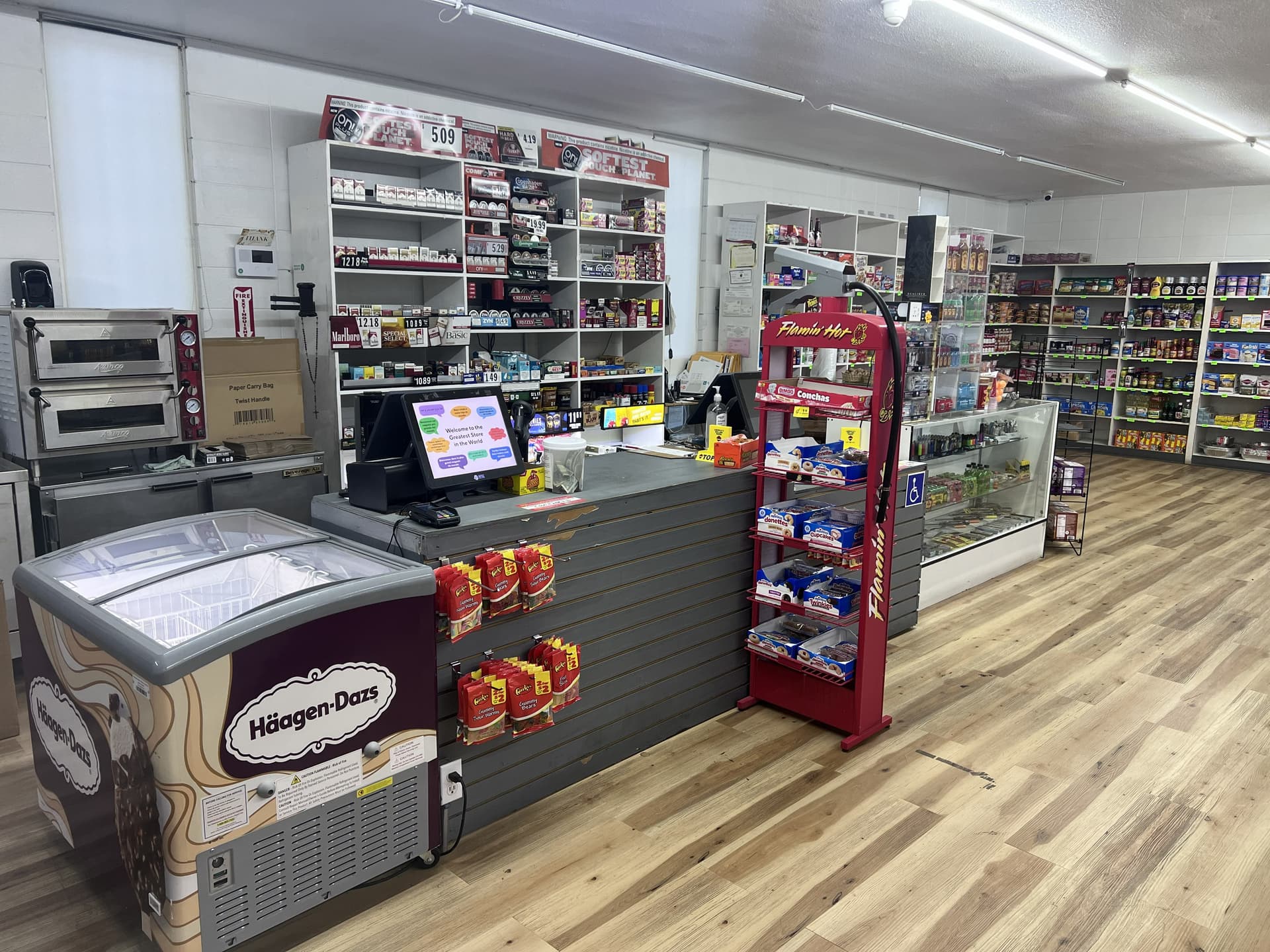 Photo or depiction of a retail business