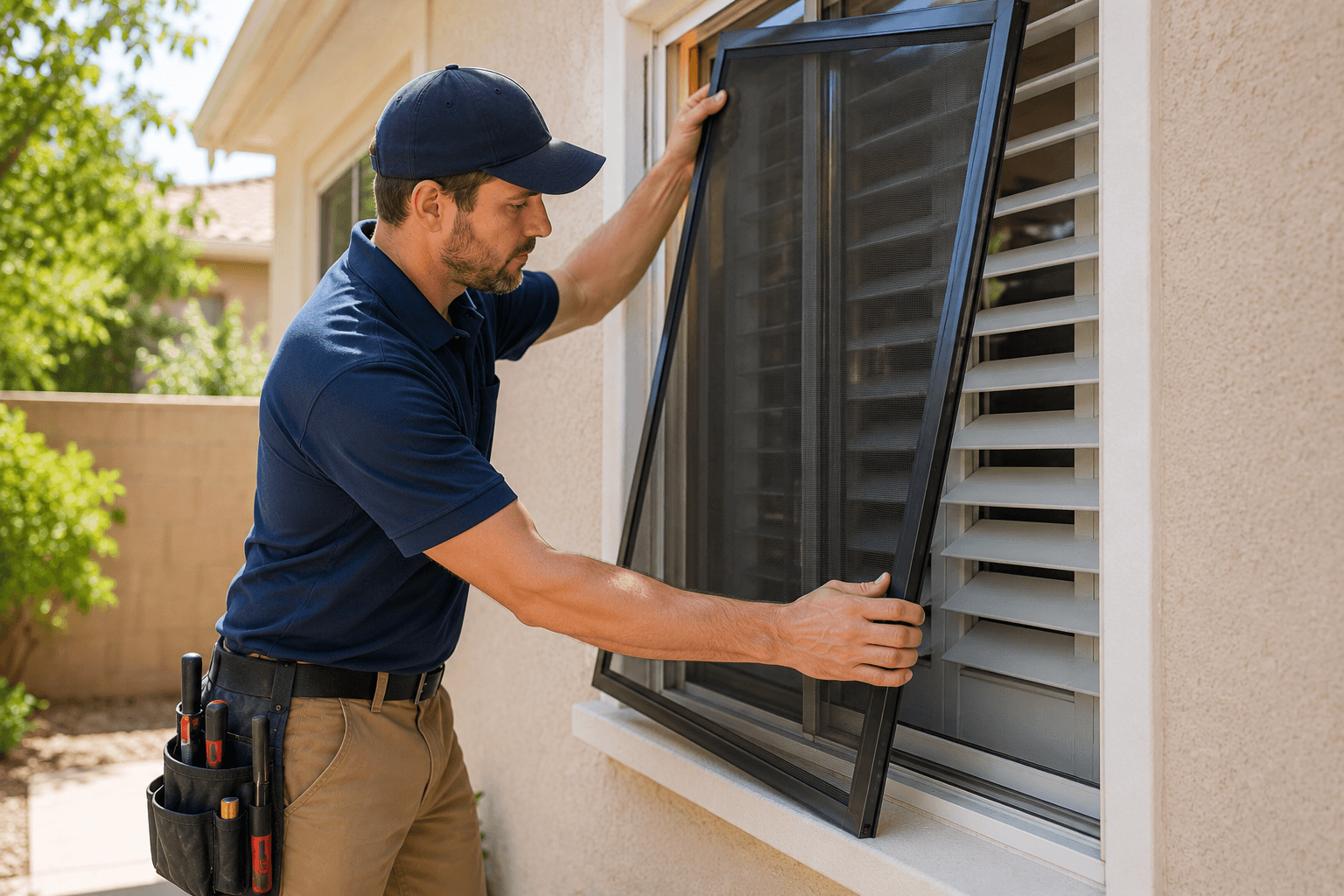 Photo or depiction of a service business