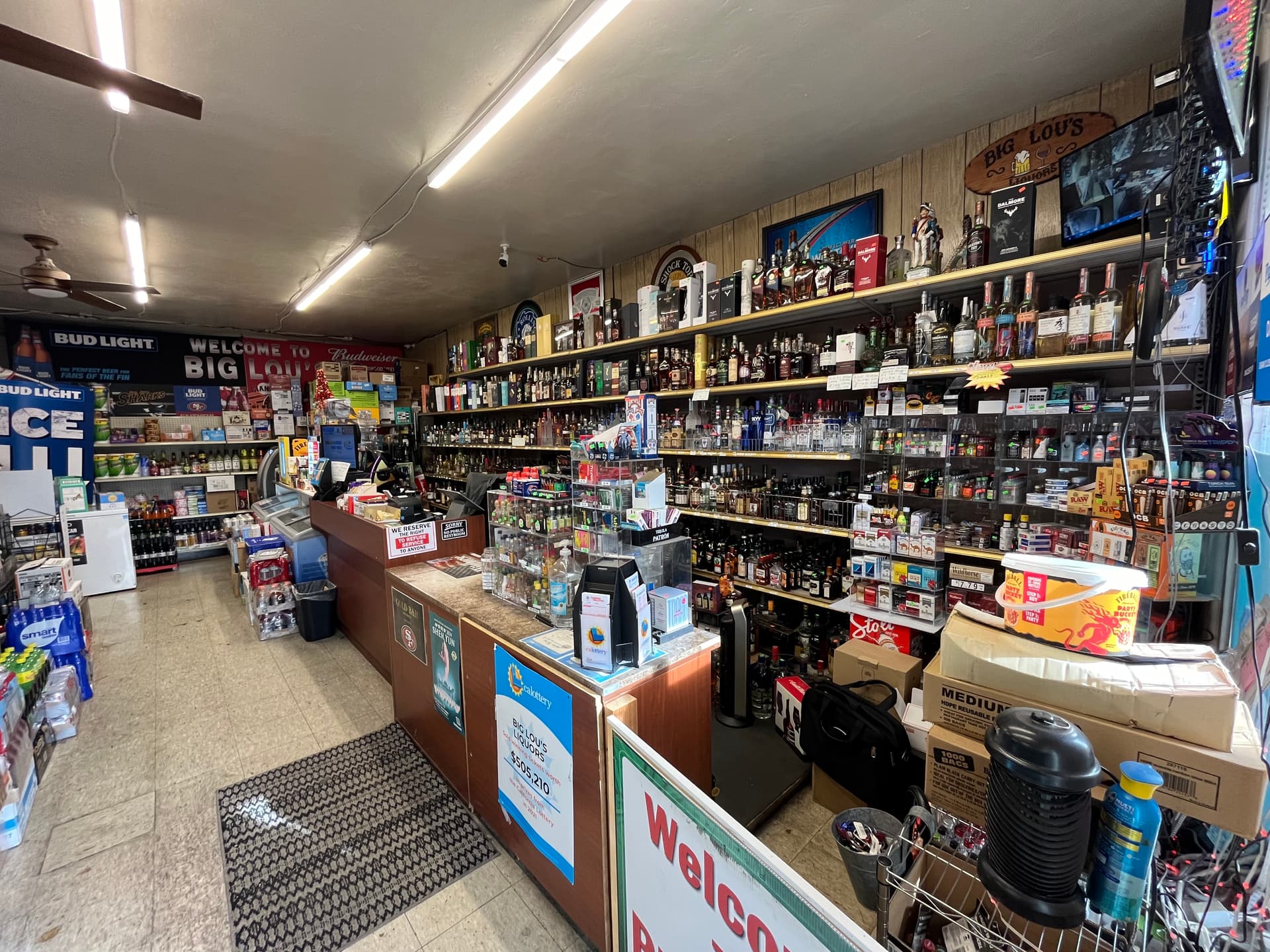 Photo or depiction of a retail business
