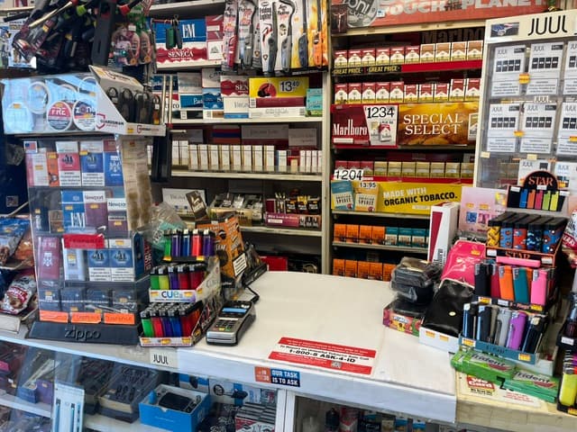 Photo or depiction of a retail business