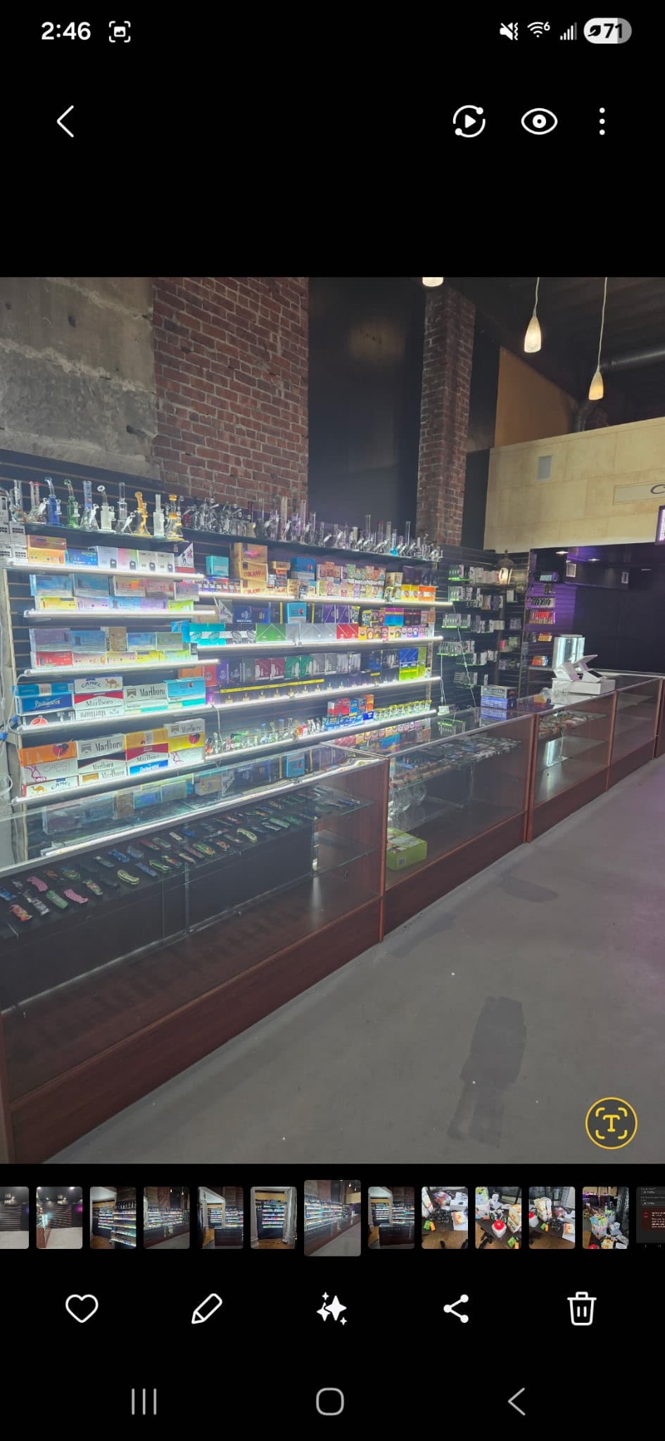 Photo or depiction of a retail business