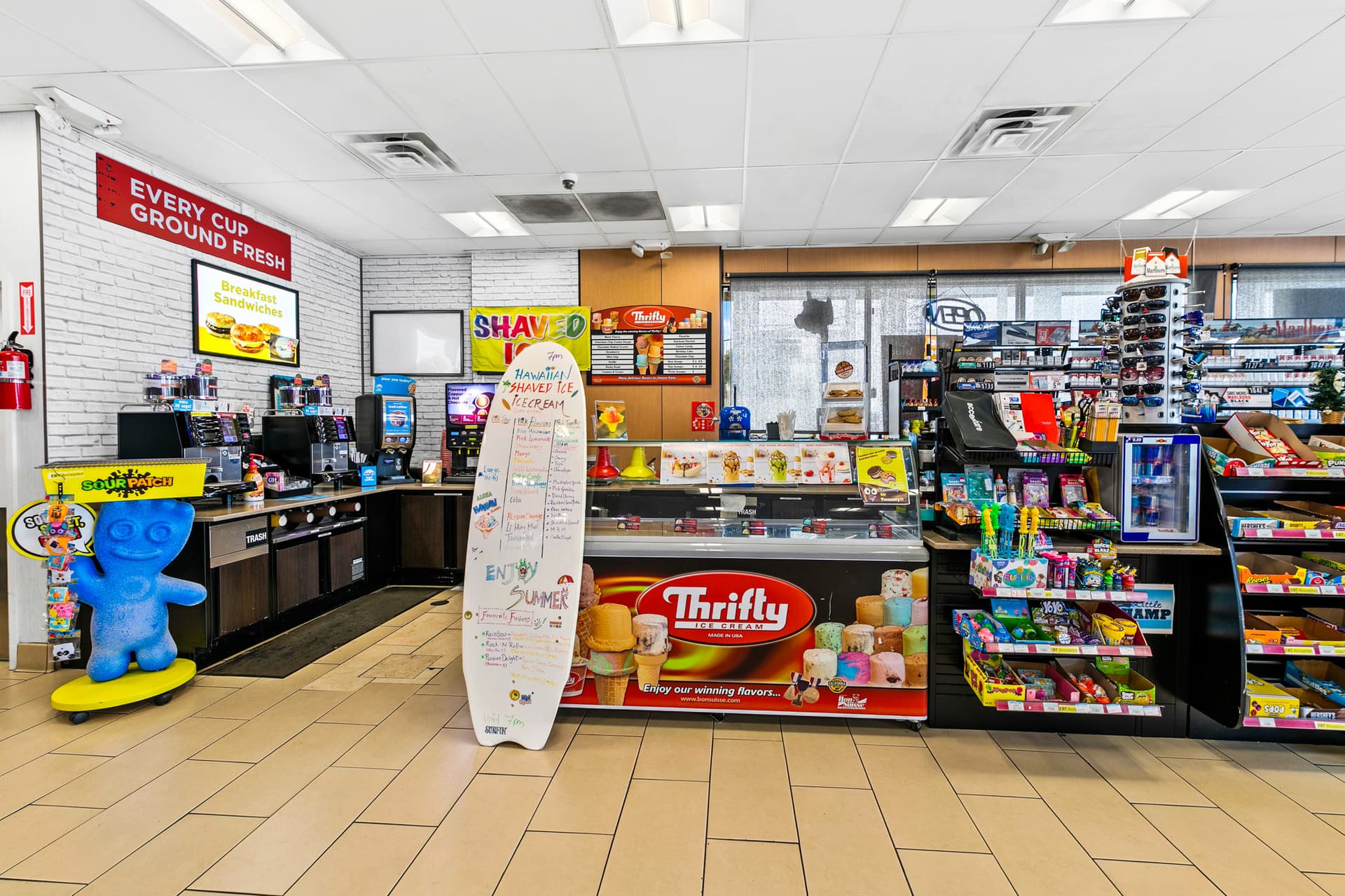 Photo or depiction of a retail business