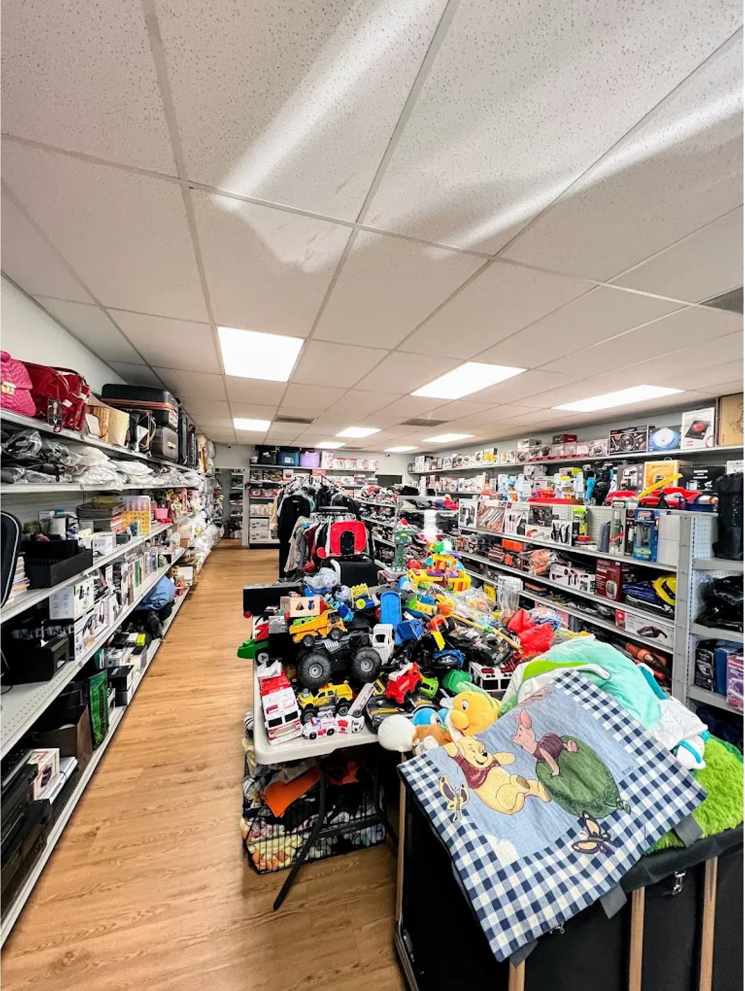 Photo or depiction of a retail business