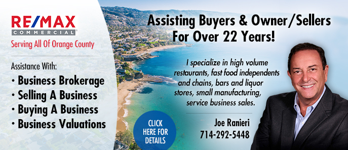 Joe Ranieri Orange County Business Broker