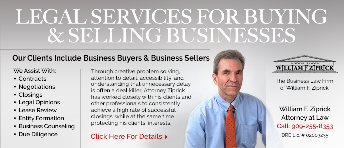 Bill Ziprick Legal Advise