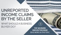 Unreported Income Claims By Sellers