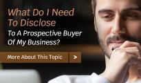 Disclosures Needed For Business Buyers