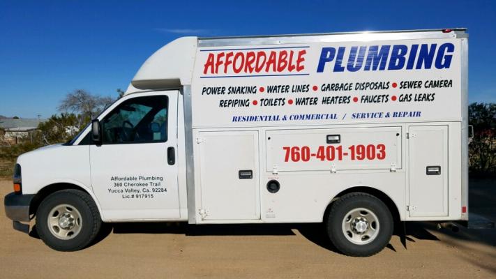Yucca Valley Plumbing Service - Includes Van Business For Sale