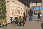 Boba Shop - Asset Sale, Turnkey, Stylish Interior